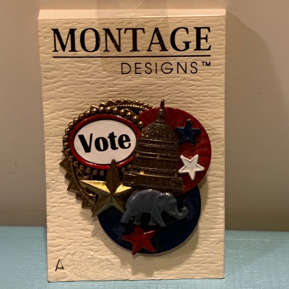 VOTE PIN/ BROOCH.